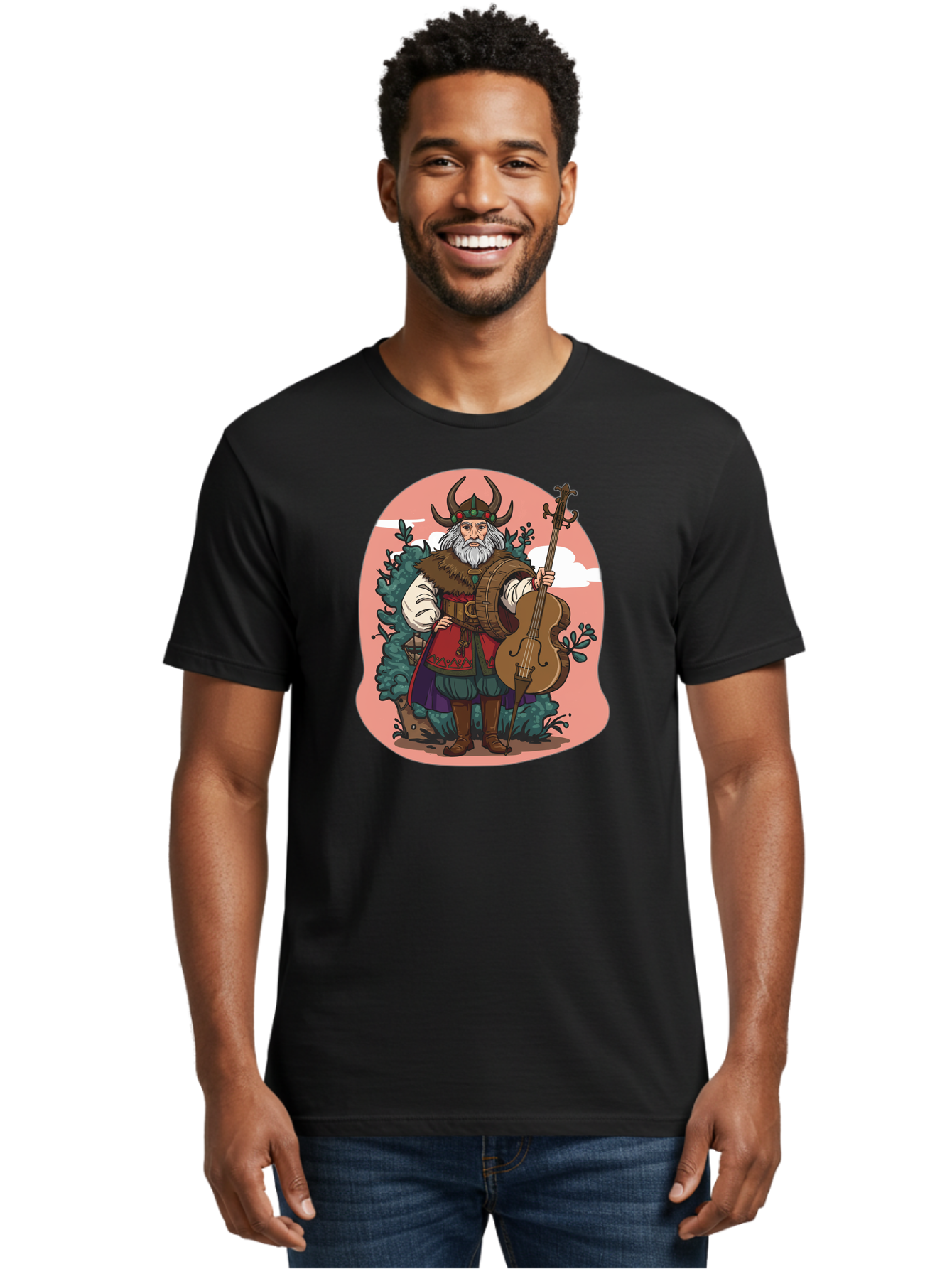 Viking-Musician Men'S Graphic Tee, 100% Cotton, Comfortable Casual Summer Wear, Machine Washable, Vintage Camera, Old Camera, Antique Camera, Black Camera, Classic Photography, Photography Equipment, Nostalgic Device, Film Camera, Camera Art Bao995