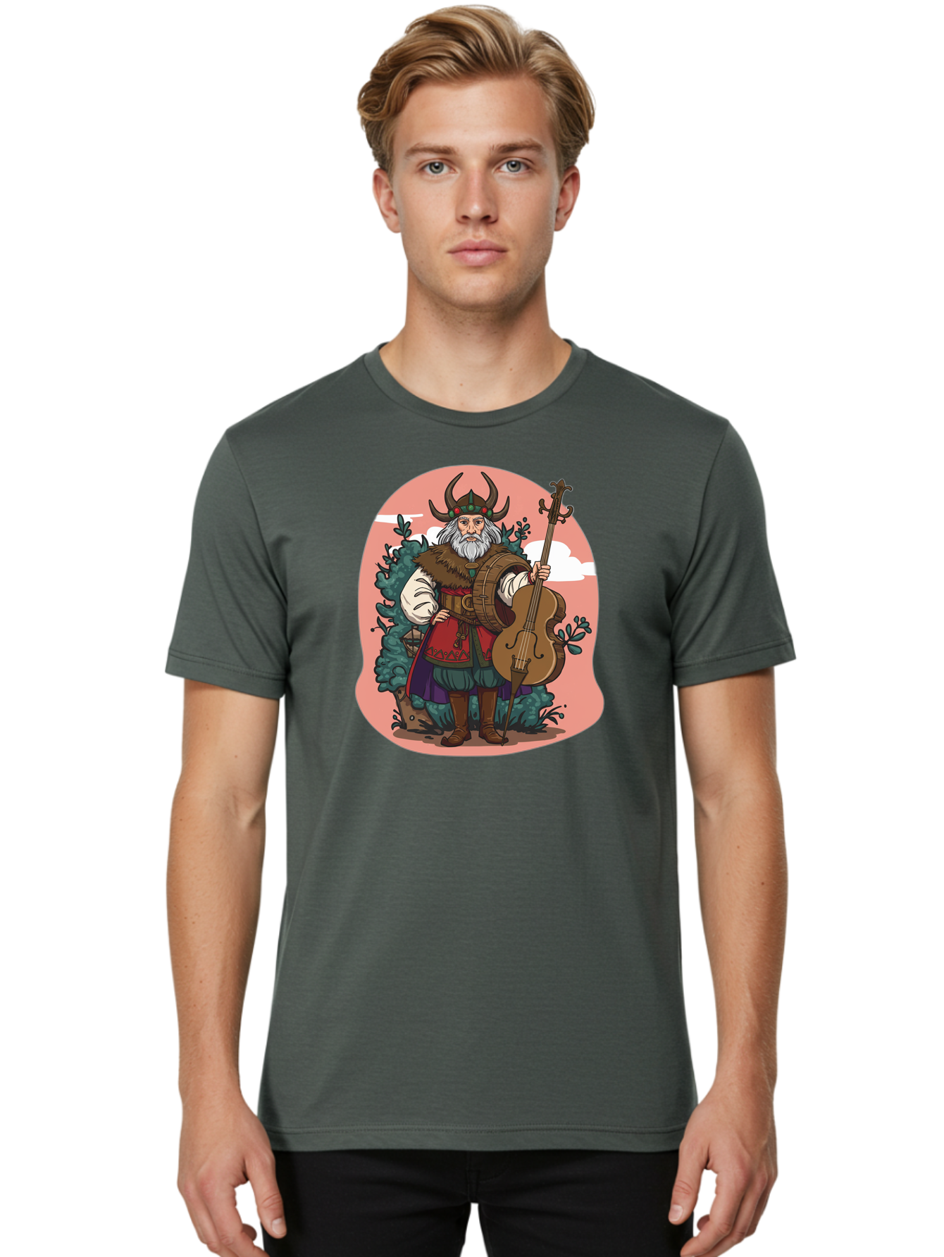 Viking-Musician Men'S Graphic Tee, 100% Cotton, Comfortable Casual Summer Wear, Machine Washable, Vintage Camera, Old Camera, Antique Camera, Black Camera, Classic Photography, Photography Equipment, Nostalgic Device, Film Camera, Camera Art Bao995