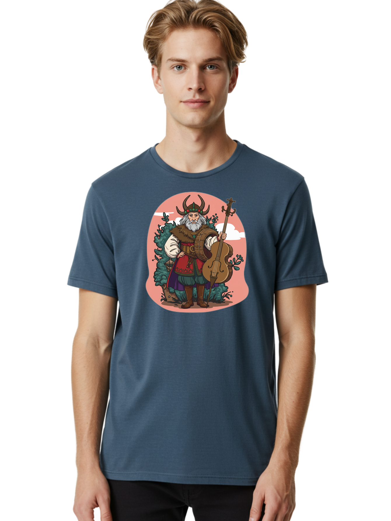 Viking-Musician Men'S Graphic Tee, 100% Cotton, Comfortable Casual Summer Wear, Machine Washable, Vintage Camera, Old Camera, Antique Camera, Black Camera, Classic Photography, Photography Equipment, Nostalgic Device, Film Camera, Camera Art Bao995