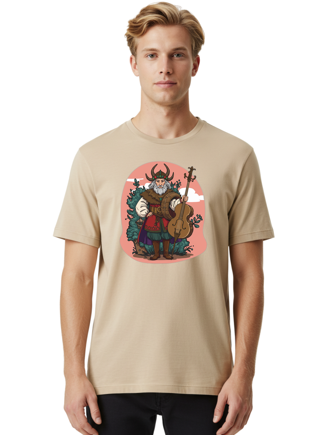 Viking-Musician Men'S Graphic Tee, 100% Cotton, Comfortable Casual Summer Wear, Machine Washable, Vintage Camera, Old Camera, Antique Camera, Black Camera, Classic Photography, Photography Equipment, Nostalgic Device, Film Camera, Camera Art Bao995