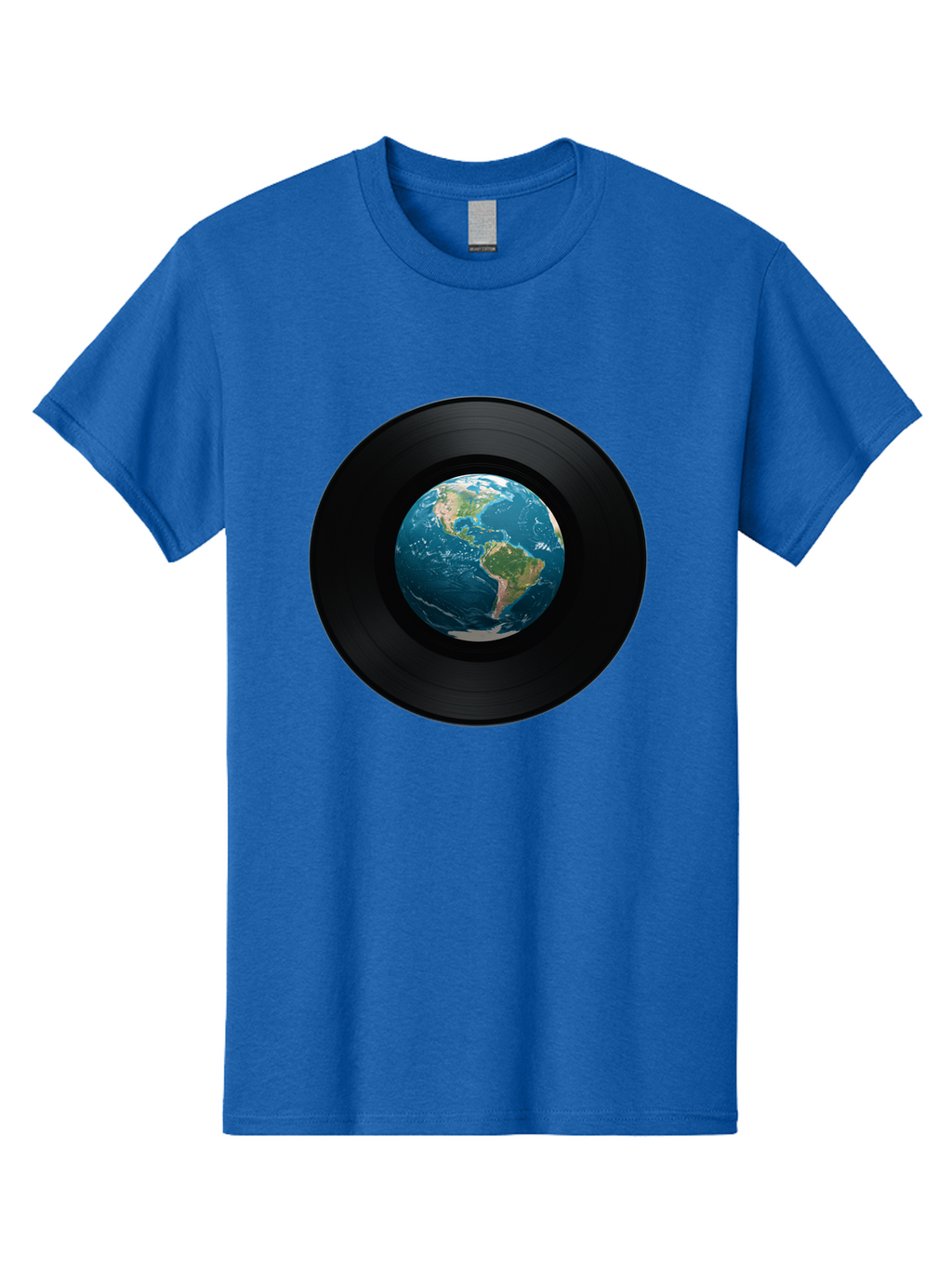 Vinyl-Record-Earth Men'S Graphic Tee, 100% Cotton, Comfortable Casual Summer Wear, Machine Washable, Vintage Camera, Old Camera, Antique Camera, Black Camera, Classic Photography, Photography Equipment, Nostalgic Device, Film Camera, Bao998