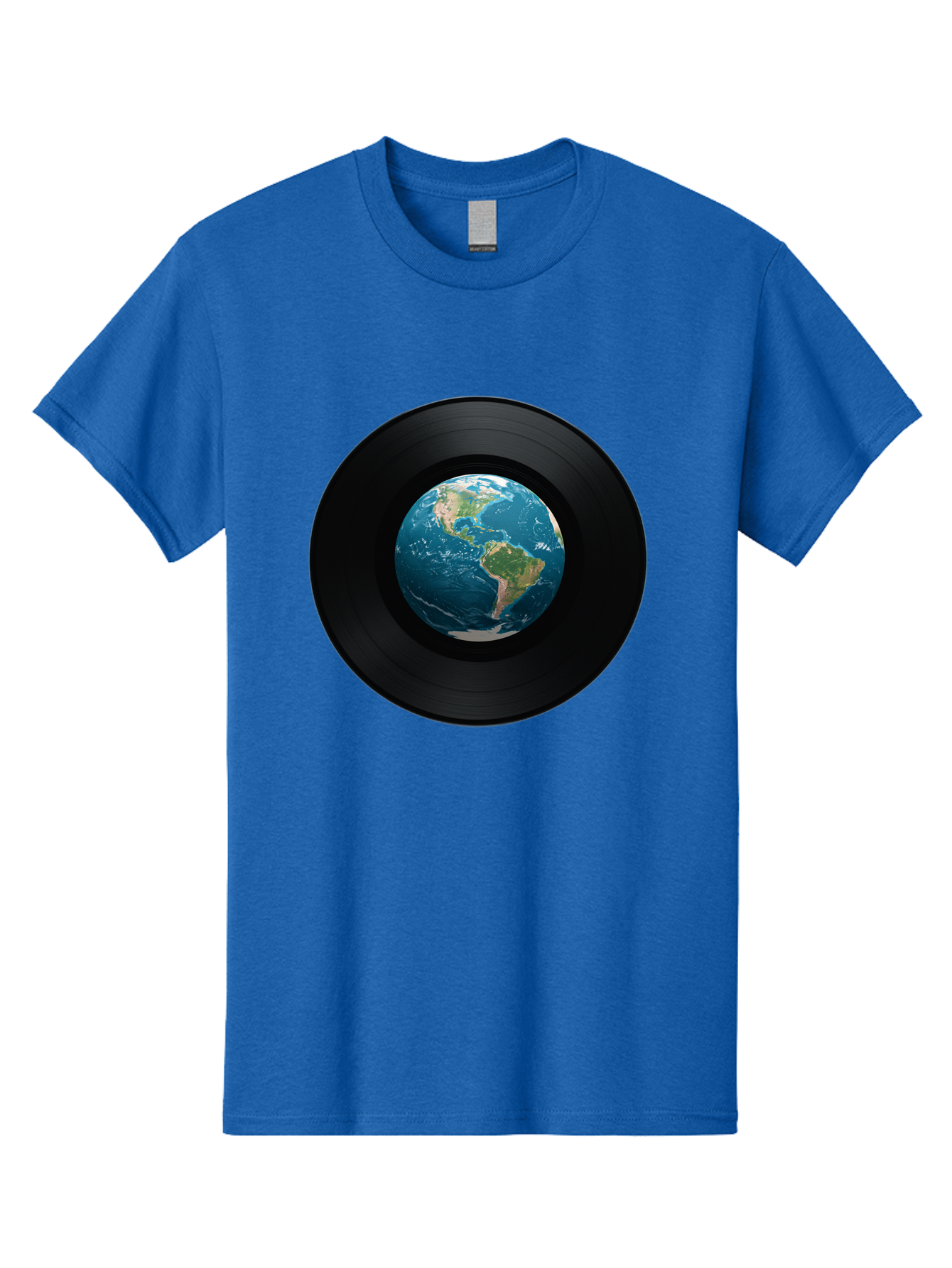 Vinyl-Record-Earth Men'S Graphic Tee, 100% Cotton, Comfortable Casual Summer Wear, Machine Washable, Vintage Camera, Old Camera, Antique Camera, Black Camera, Classic Photography, Photography Equipment, Nostalgic Device, Film Camera, Bao998